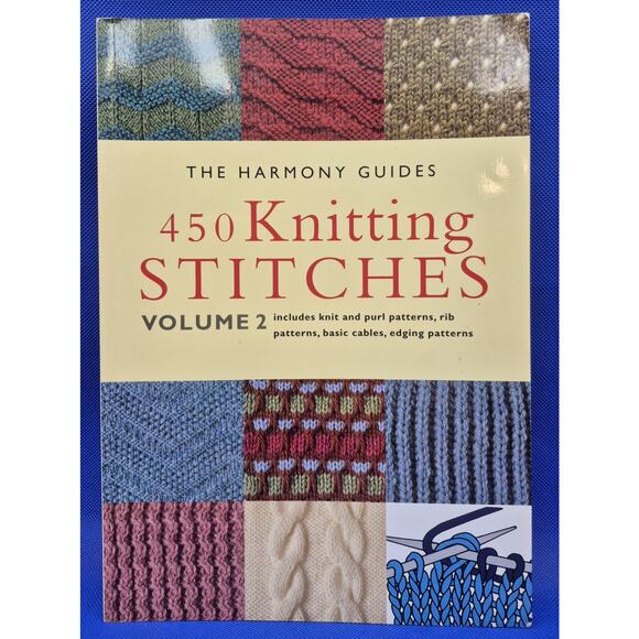 The Harmony Guides 450/440 Knitting Stitches 2 Volumes - Picture 2 of 15